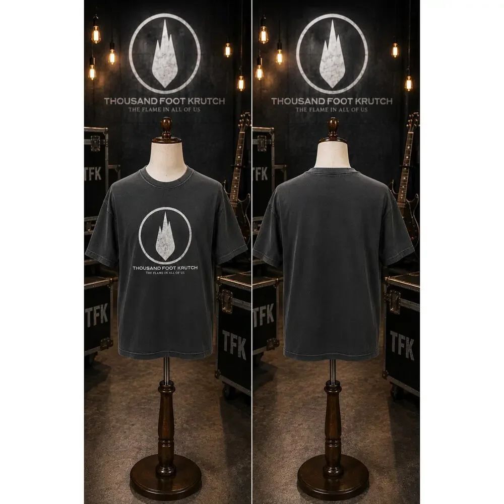 Vintage Thousand Foot Krutch The Flame In All Of Us Tee XL Band Shirt RARE